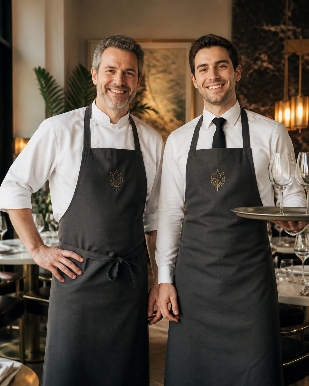 Restaurants & bars wearing embroidered uniforms